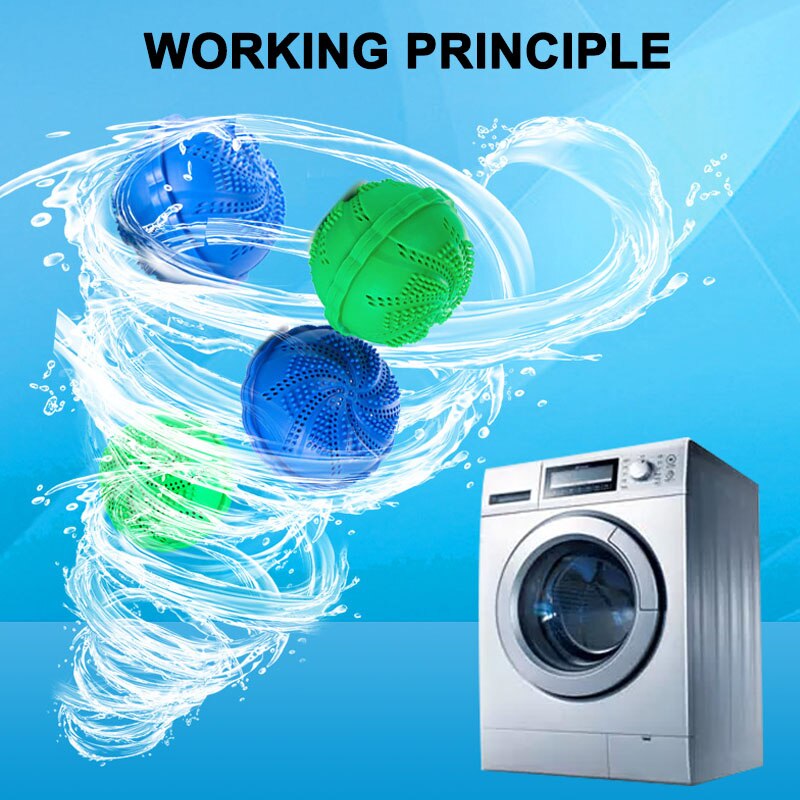 1 Pcs Laundry Ball Cleaning No Detergent Wash Wizard Style for Washing Machine HY99