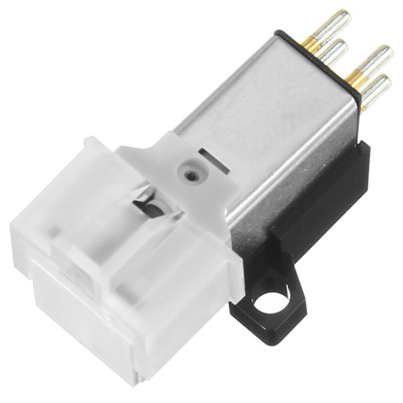 Cartridge Stylus Met Draaitafel Headshell 4 Pin Contacten Voor Fonograaf Platenspeler Grammofoon Lp Vinyl Naald