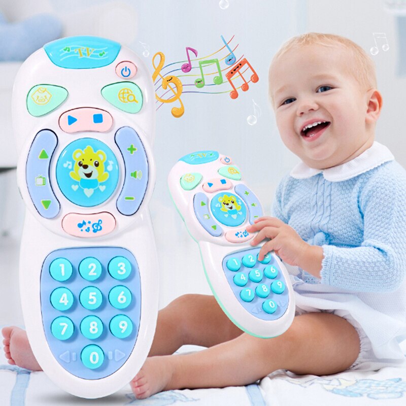 Baby Speelgoed Muziek Mobiele Telefoon Tv Afstandsbediening Vroege Educatief Speelgoed Elektrische Leren Machine Speelgoed