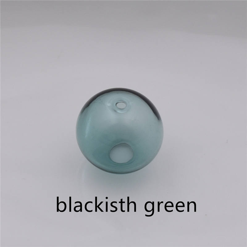 5pieces Double Hole 10-20mm Color Glass Ball Beads Hollow Glass Bottle Globe DIY Handmade Jewelry Making Accessories Findings: Blue / 12mm