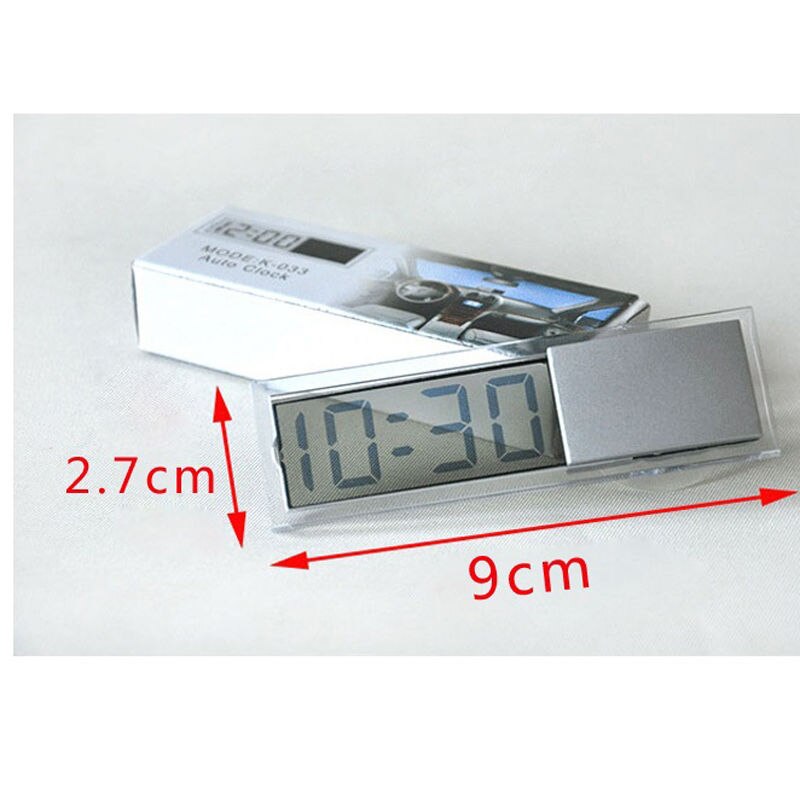 Reloj electrónico para coche, pantalla de cristal líquido, LCD, temporizador, Digital, con ventosa, ,