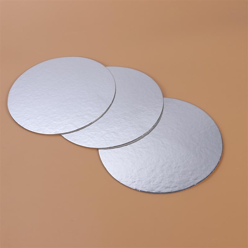 3 stk runde pap kageunderlag tykkere cirkel kage bund papir blokke cirkel bund pap papir mousse cupcake til kage fad blok