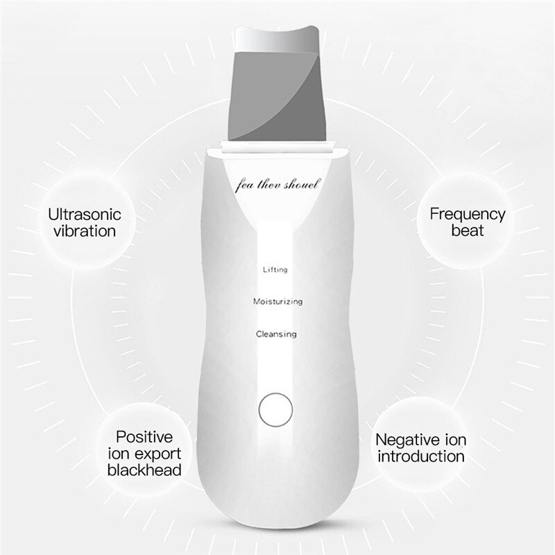 Beauty Star-limpiador Facial ultrasónico, limpiador Facial ultrasónico para limpieza de la piel, exfoliante, eliminación de espinillas, limpiador de poros, depurador Facial