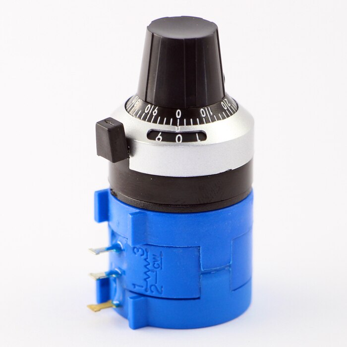 PHISCALE 5 stks schaal wijzerplaten 10 turn concentrische plastic knoppen voor 3590 s precisie potentiometer