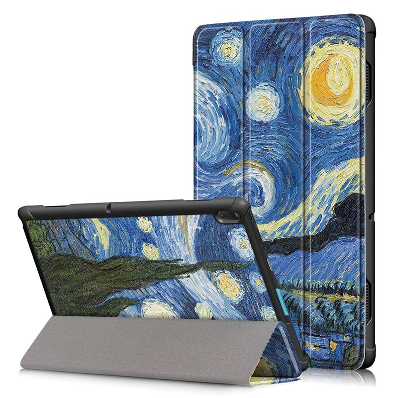 Ultra Slim Magnetic Folding abdeckung Fall Für Lenovo Tab E10 TB-X104F TB X104F PU Leder Stand Abdeckung Für Lenovo Tab e10 Funda fall: Xingkong