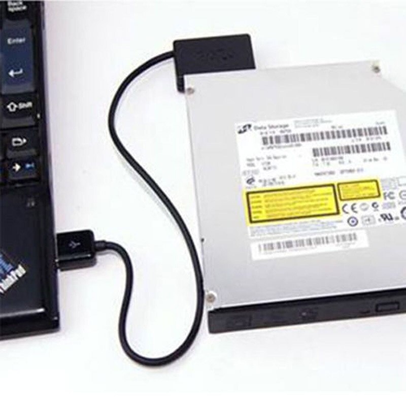 schlank SATA zu USB 2,0 Adapter kabel für Computer DVD Adapter seriell ATA 7 + 15 22Stift männlichen zu schlanke 7 + 6 13Stift weibliche Adapter