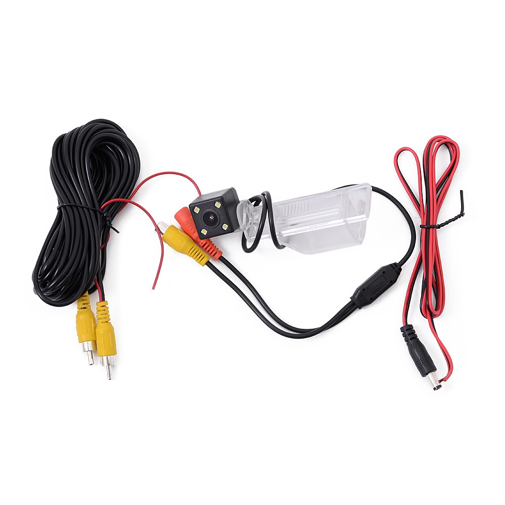 CCD Car Reverse Camera For Nissan Versa saden 2007 LED Light Auto Rear View Backup Review Reversing Parking Kit