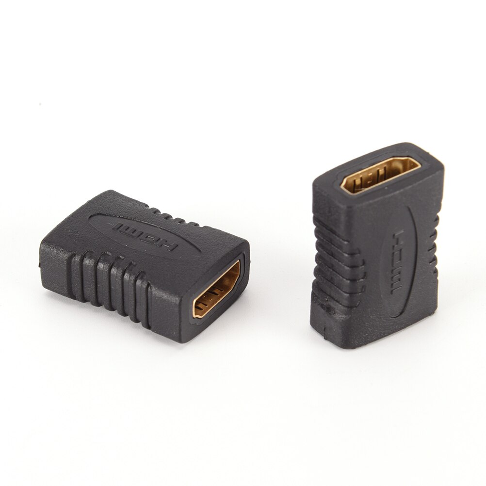 2 piezas HDMI hembra a hembra acoplador extensor adaptador conector F/F para HDTV HD 1080 P