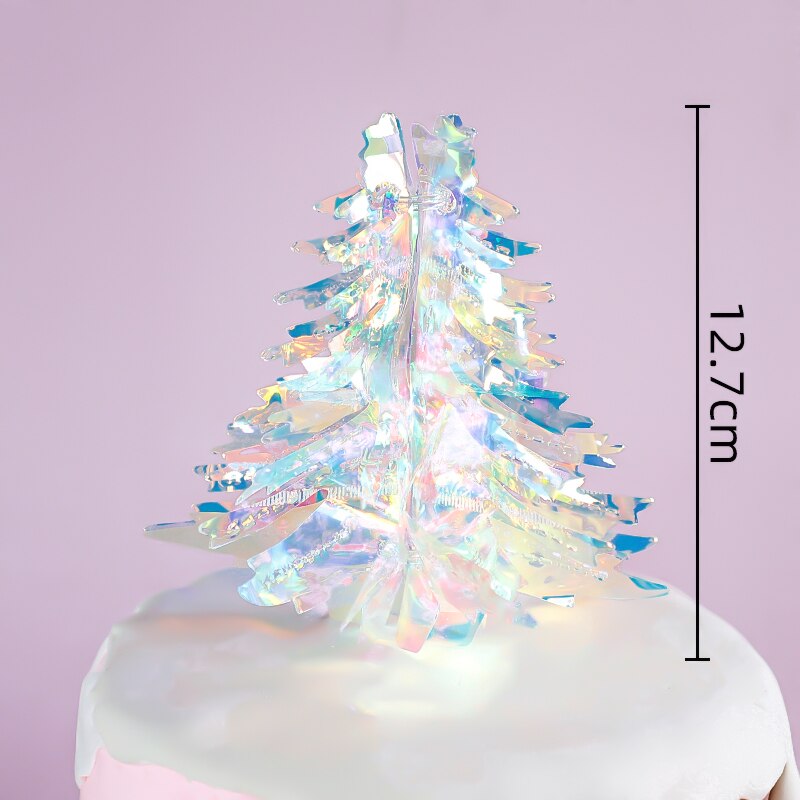 Polar Bear Theme Cake Topper for Home Happy Birthday Merry Ice and Snow Party Ornaments Dessert Baking Decorations Supplies: 4