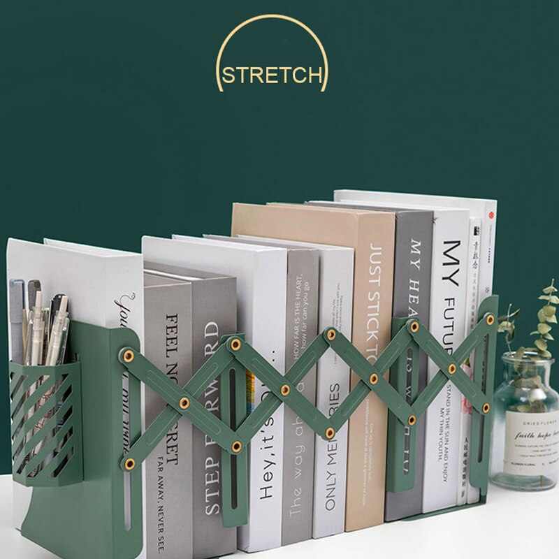 Support de rangement de livres rétractable pour étudiants, et pliable, pour papeterie de bureau et d'école