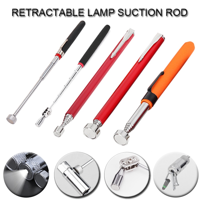 Magnetische Teleskop Pick Up Werkzeug Teleskop Magnet Stick zu Kleine Metall Picking Stift Metall Picker Saug Leistungsstarke Eisen Stick