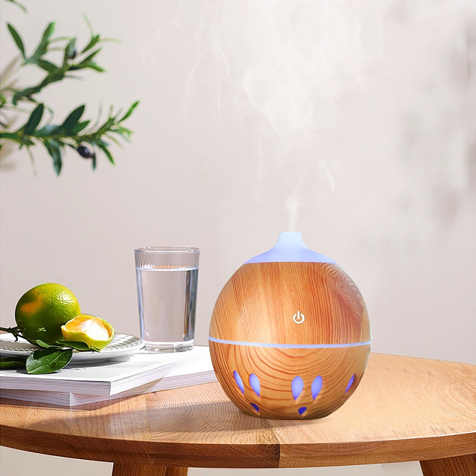 4# Portable Air Aroma Essential Oil Diffuser LED Aroma Diffuser Aromatherapy Humidifier Aroma Diffuser Mist Maker For Home: B
