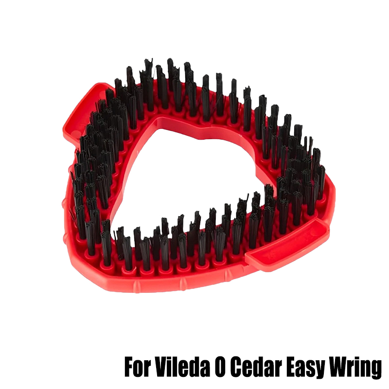 Spin Mop Doek Hoofd Basis Scrub Mop Borstelkop Vervanging voor Vileda O-cedar 360 ° Easy Wring Tank Systeem Douche Vloer Mop Borstel: plum