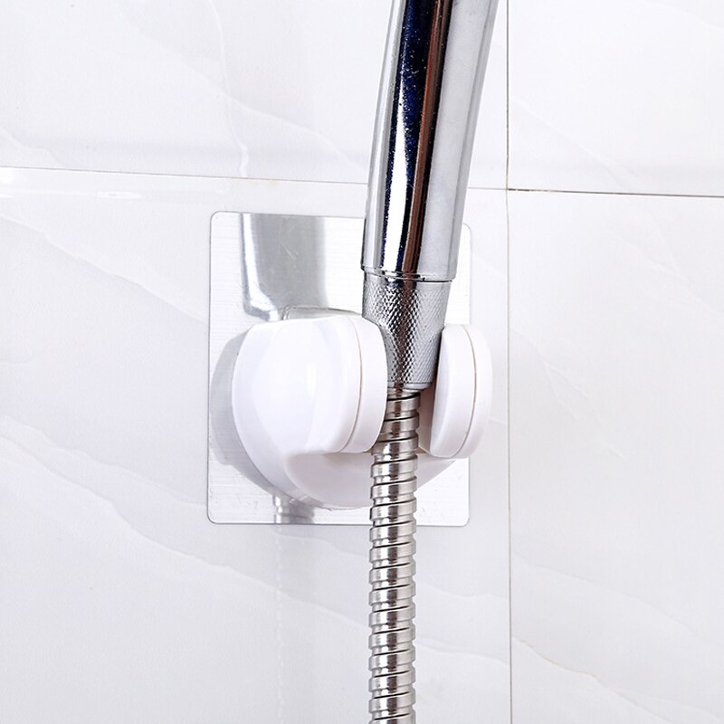 1PC Adjustable wall mount Bathroom Shower Head Holder base Movable Fixed Bracket Shower Room arm swivel Seat Bathroom Tools acce