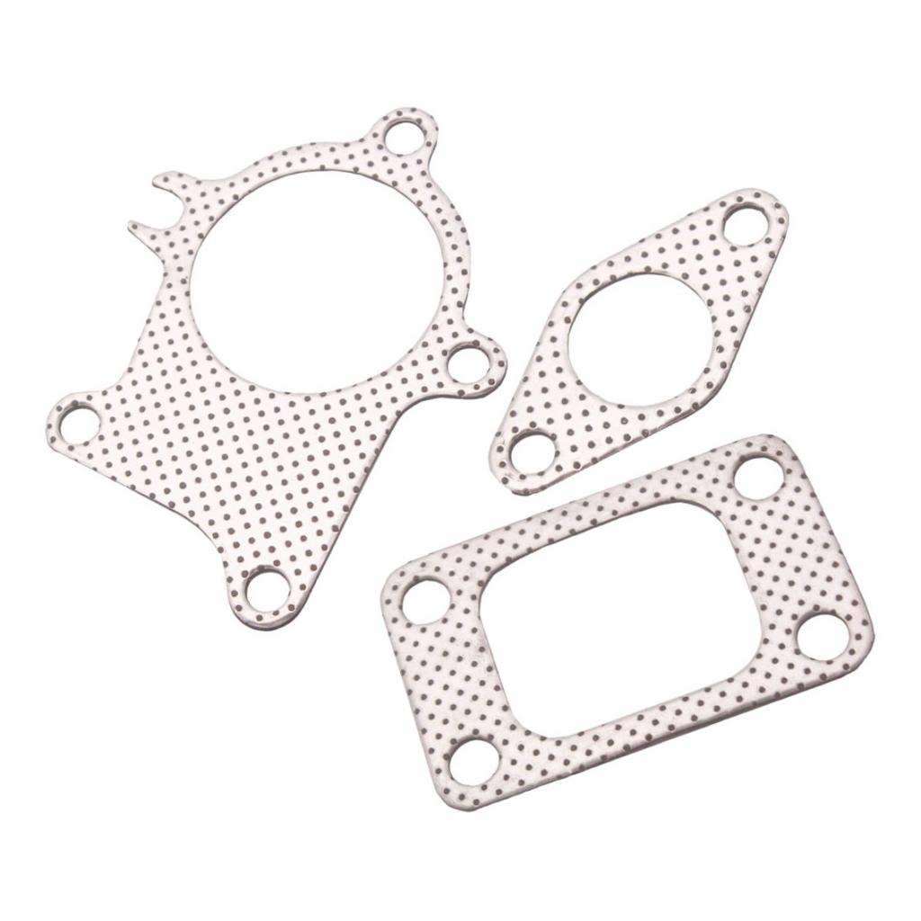 Set Of 3pcs T3 T4 5 Stainless Steel Turbo Downpipe Flange Metal Gasket