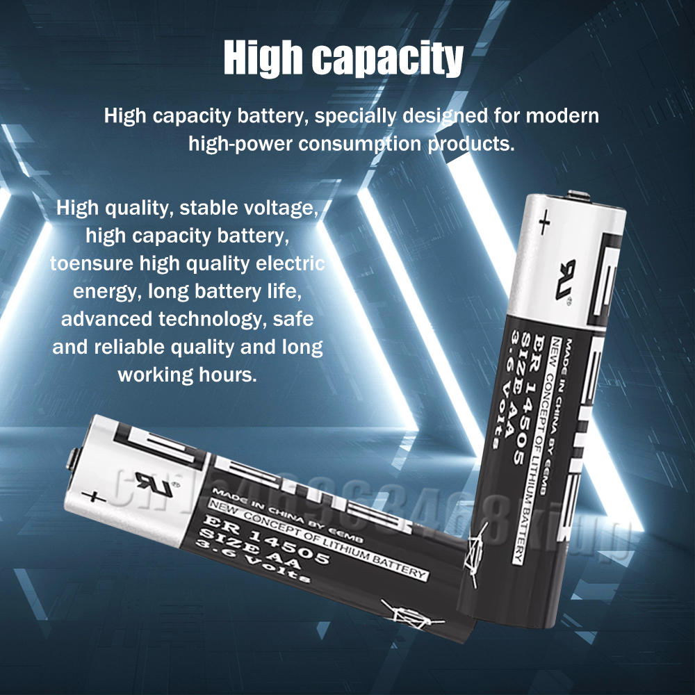 20Pcs 3.6V ER14505 14505 Aa Vervangende Lithium Batterij Voor Plc Cnc Machine Gereedschappen Water Meter Touch Screen Alarm klok Batteria