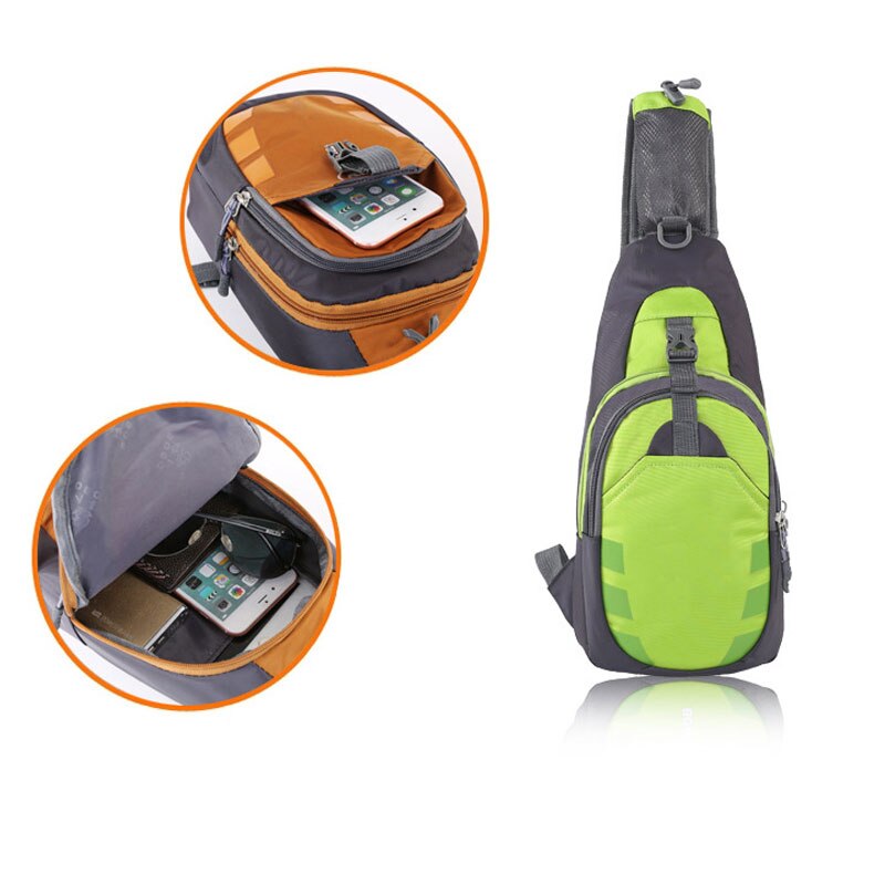 Unisexe Nylon sacs de poitrine voyage sac à bandoulière hommes femmes épaule sacs de messager UND