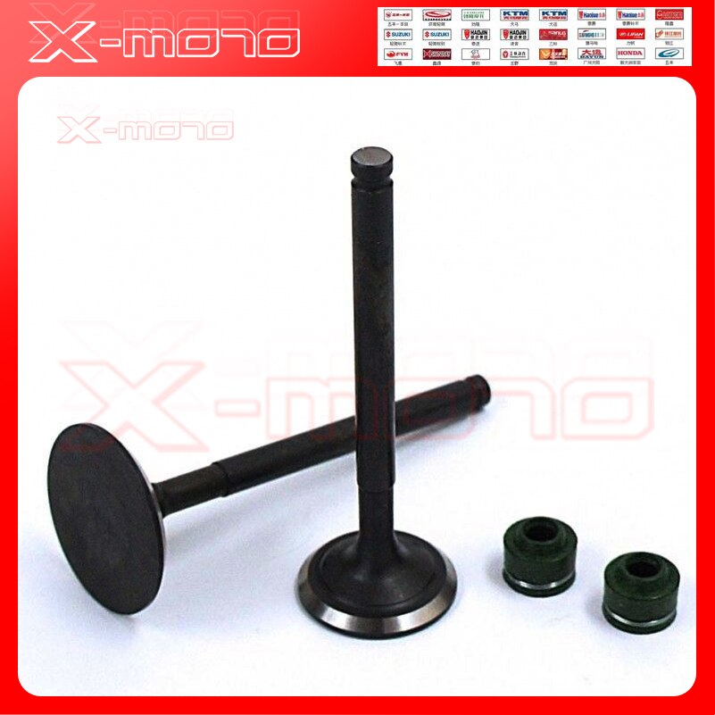 23mm 28mm YinXiang 150CC YX160 Valve Oil Seals and Valve set Cylinder Head Valve Kit Engine spare parts