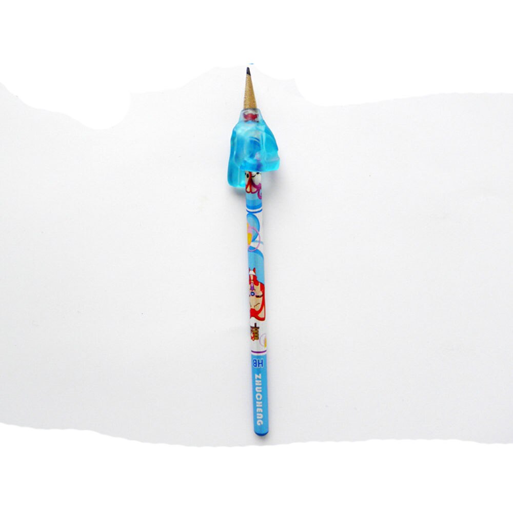 1 Pc Pen Grip Silicone Kids Pencil Handles Two Finger Writing Posture Correction Children Writing Stationery