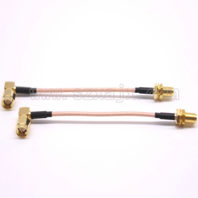 SMA cable SMA male right angle to SMA female RF Coax Pigtail Cable RG316 Connector Adapter fast ship