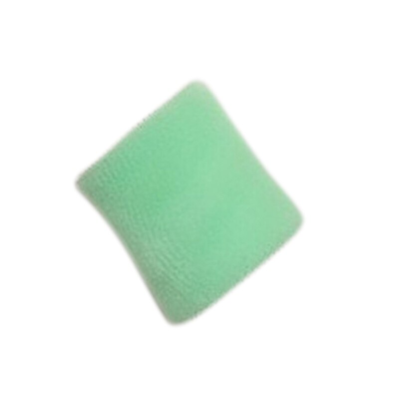 15cm Unisex Cotton Wristbands prevent sweating solid Wrist Band Bands Sweatbands Unisex Sweat Band for Sport Tennis Basketball: Light Green