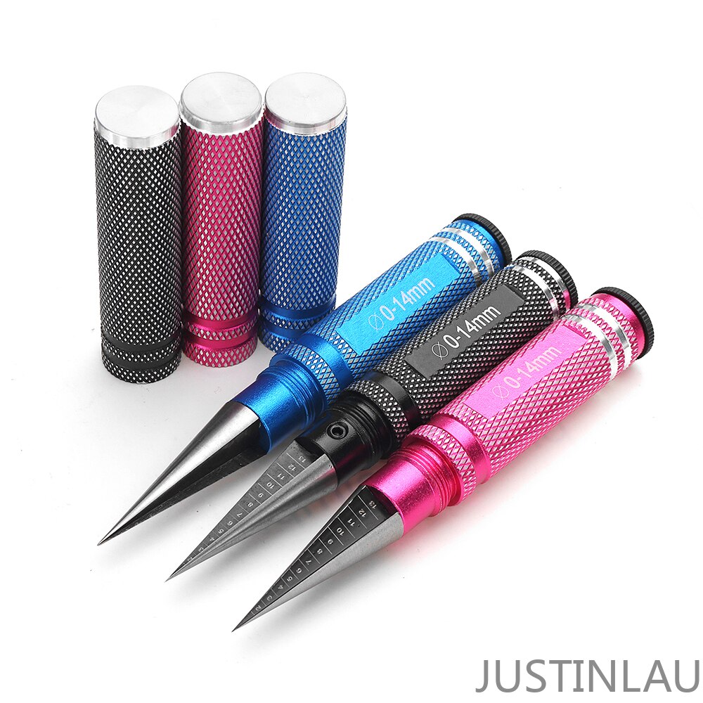 Justinlau universaali 0-14mm kalvinta leikkuri pora työkalu leikkuri reuna kalvin malli työkalu musta/sininen/ruusu