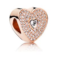 Mode 925 Sterling Zilver Rose Goud Kralen Charm Omhelzing Met Zirconia Fit Essentie Armband Diy Sieraden Gratis Mail