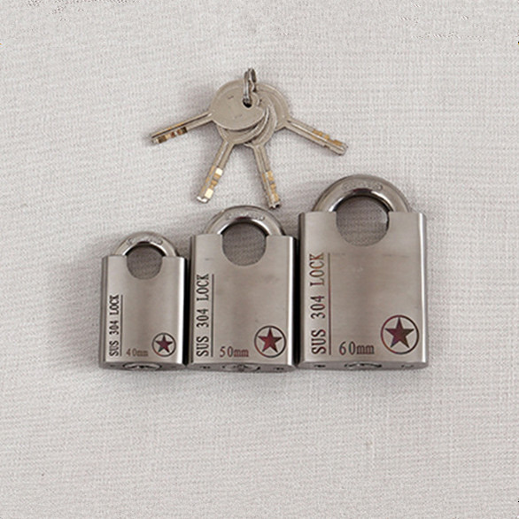 Anti-theft, tamper, waterproof, stainless steel padlocks,so safety security,padlock,door locks 40mm 50mm 60mm