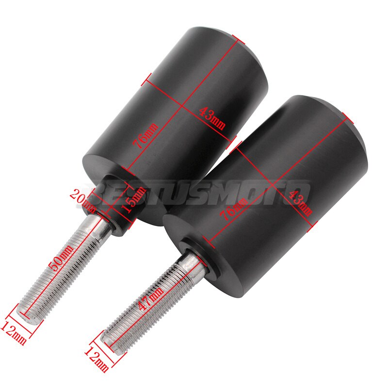 Crash Pad Protector Voor YZFR6 Voor YZF R6 Voor YZF-R6 1998 1999 2000 2001 2002 Motorfiets Zwart Carbon Geen Cut Frame Sliders Crash Valbescherming Crash Pad(Zwart