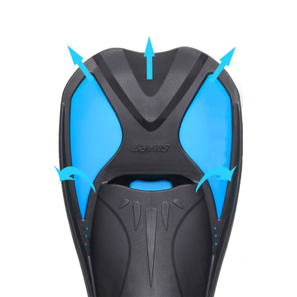 Snorkeling Diving Swimming Fins Flexible Comfort Swimming Fins Submersible Foot Children Fins Flippers Water Sports X90G