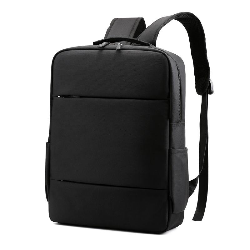 Backpack Waterproof Men Backpack Laptop Nylon Backbag Mochilas Male Rucksack Large Capacity Men Shoulder Bag Knapsack: Black