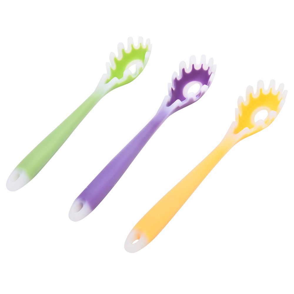 Pasta Noedels Server Vork Multi-funtional Spaghetti Lepel Keukengerei Siliconen Noedels Vermicelli Scoop Koken Tool