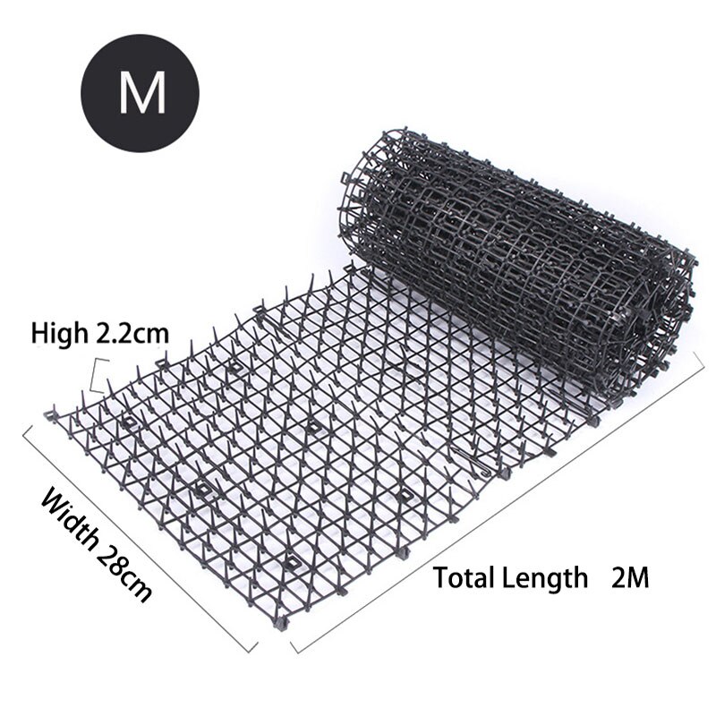 Garden Protective Cat Net Plastic Thorn Prevent Cat Mat No Hurt to Pets Durable Protect Mesh Anti Cat Pet Protection Netting
