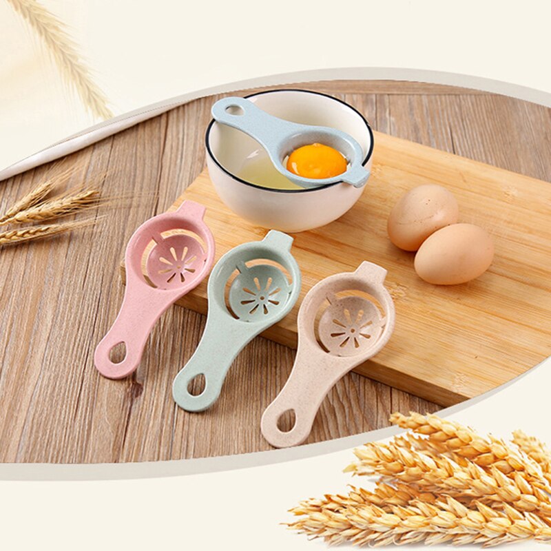 1PC 13*6cm Plastic Ei Separator Wit Yolk Sifting Home Keuken Chef Eetkamer Koken Gadget Thuis gdgets Keukenapparatuur