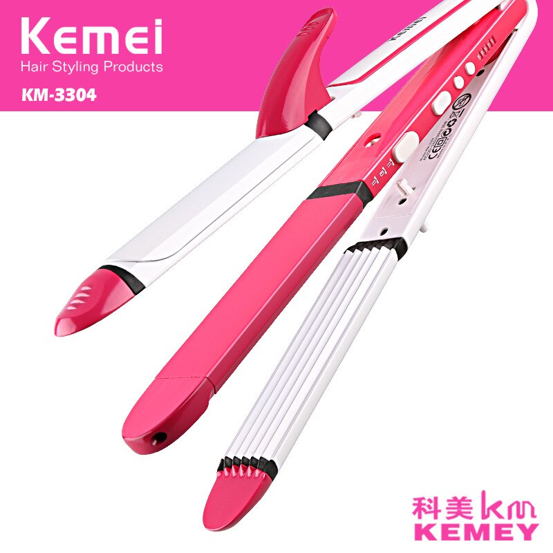 Kemei elektrische stijltang curler KM-3304 professionele keramische coating 3 in 1 haar krultang krultang haar styling