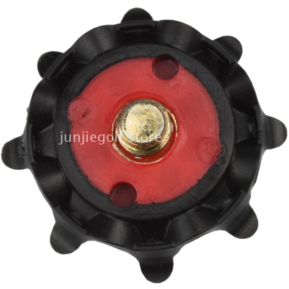Pinzas de giro rápido para zapatos de Golf, accesorios de herramientas de entrenamiento de repuesto, color rojo, 1/4, 14 unids/lote