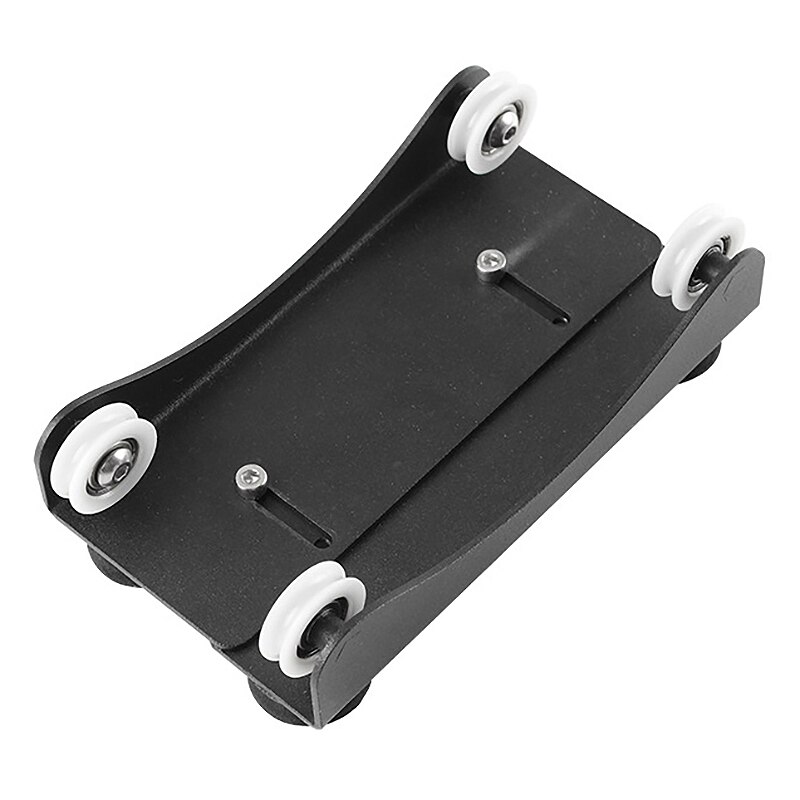 3D Printer Upgrade Extruder Back Support Plate with 4Pcs Pulley for Ender 3,Ender 3 Pro,CR-10,CR-10S