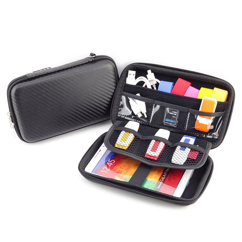 Funda de disco duro Original, bolsa de protección de HDD portátil para disco duro externo de 2,5 pulgadas/auriculares/funda de disco duro U