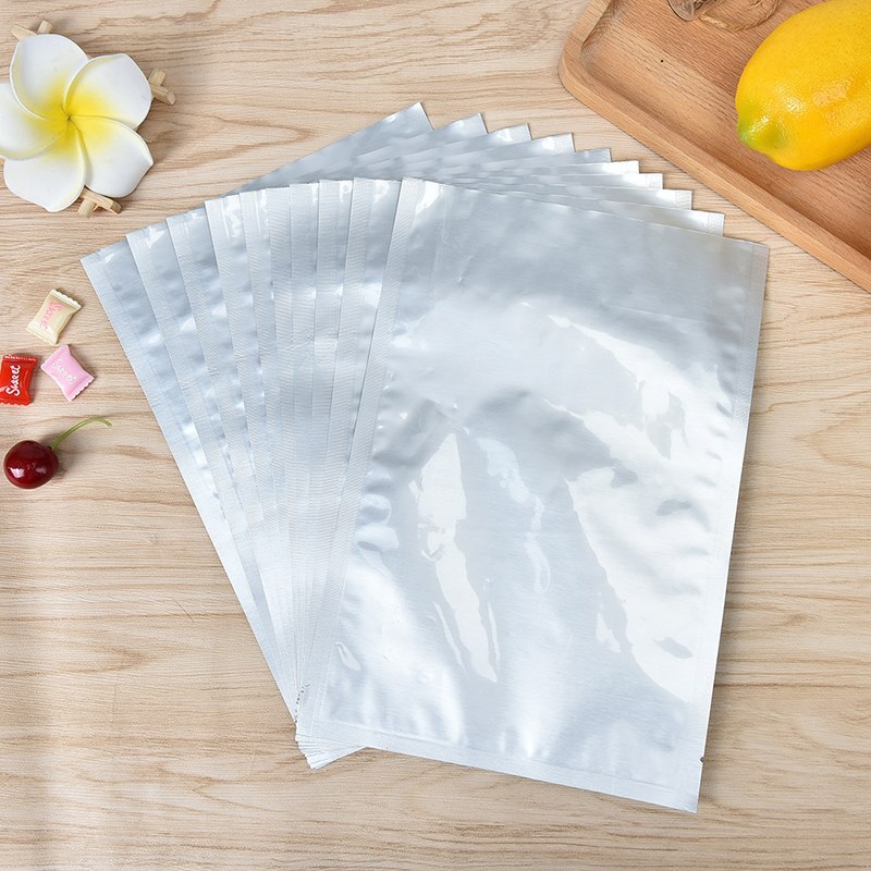 10pc Aluminum Foil Mylar Bags Silver Sealer Zipper Food Saver Bag Zip Lock Bag Packing Water Proof Stand Up Storage Pouches