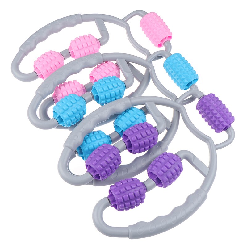 1pc eliminere muskelafslapning hjul kalv massage rulle fitness skum skaft ring ben klemme massager