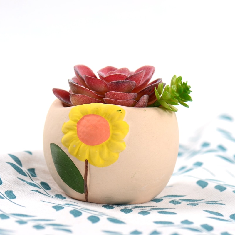 Nicole Beton Mallen Bloempot Mal Voor Succulenten Handgemaakte Cement Pen Holder Tool