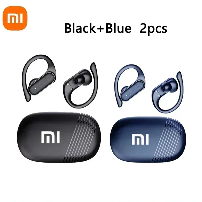 Xiaomi A520 ganchos para las orejas inalámbricos Bluetooth 5,3 auriculares para correr juegos auriculares HIFI llamada de voz estéreo HiFI con micrófono: Morado