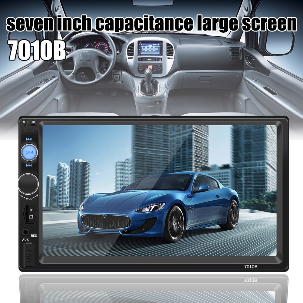 7inch Auto MP5 Player TouchScreen Drahtlose Kommunikation Bild Video Musik Player 7010B Auto Styling
