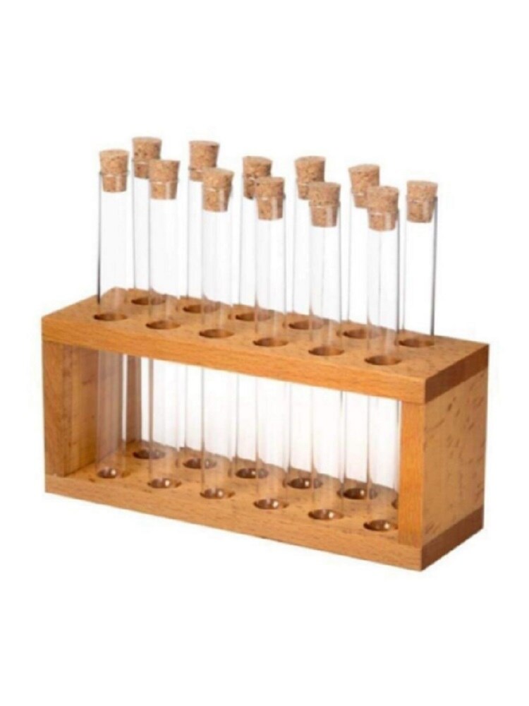 SPICE SET 13 PIECES - WOODEN STAND TUBE - FROM TURKEY