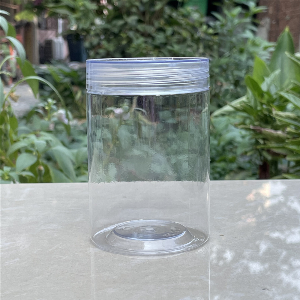 Botellas Vacías pequeñas de plástico transparente para alimentos, envases de condimentos, tarro transparente, almacenamiento para el hogar, 100ML, 150ML, 50 unidades