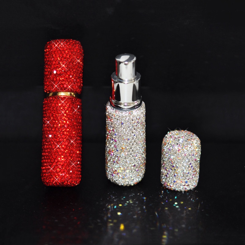 Luxe Creatieve Kristal Diamant Parfum Cosmetische Fles Reizen Draagbare Spray Glazen Flessen Tool Make Organisatoren Ms