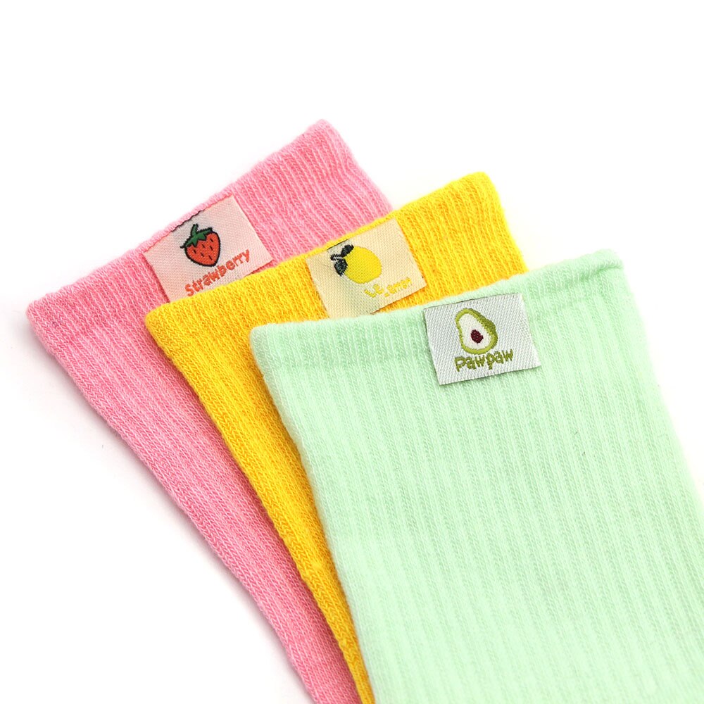 Etiquetas de frutas hechas a mano para ropa de niños, etiqueta de cereza, fresa, limón, hecha a mano, bordada, 50 piezas