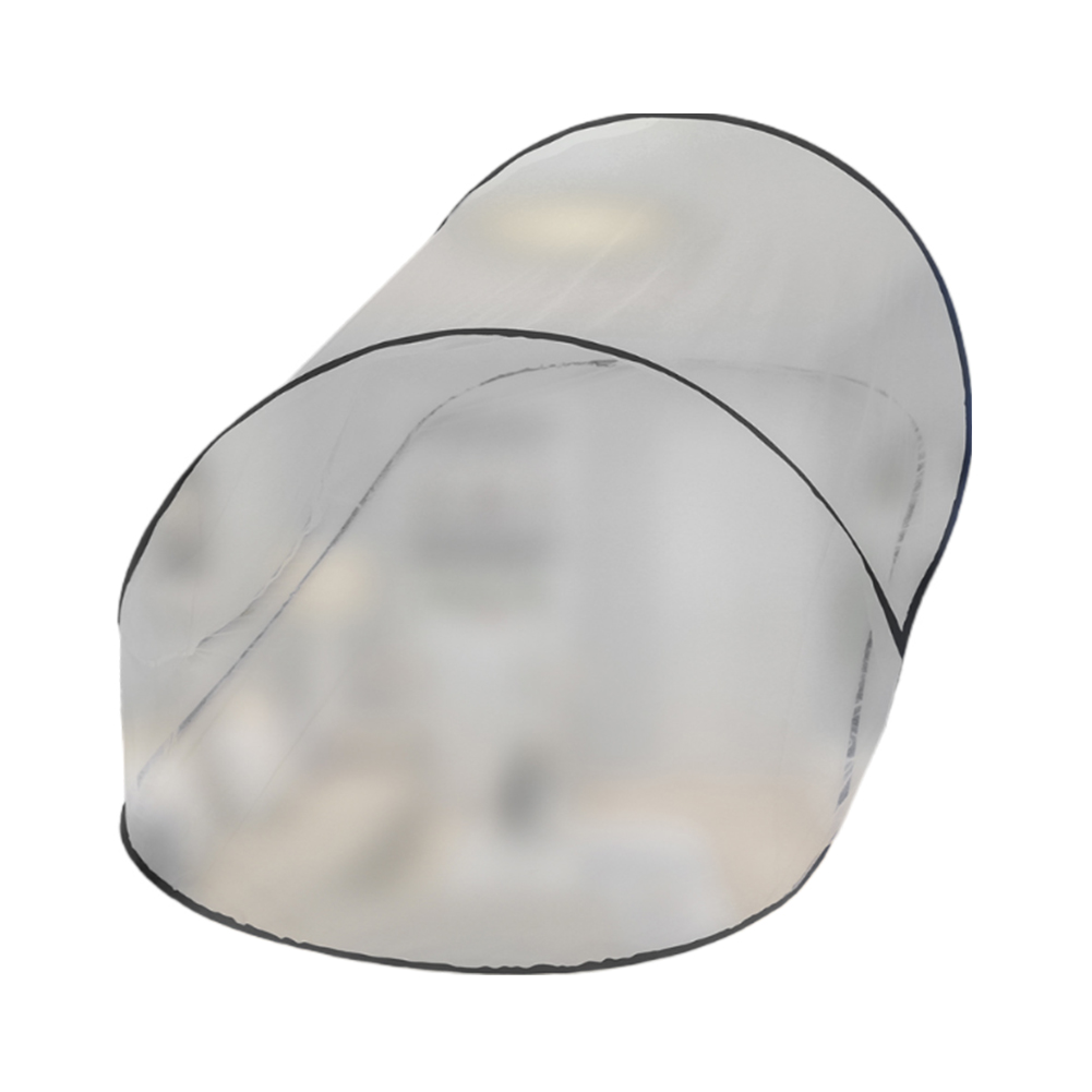 Pop-Up Mosquito Net Tent with Zipper Foldable Mosquito Net Portable Folding Mosquito Netting for Camping Backyards: black