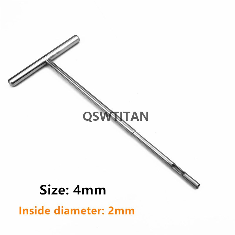 Bone Screw Extractor T-Handle Orthopedics T-Handle Hollow Mill For Removal Orthopedics Instrument