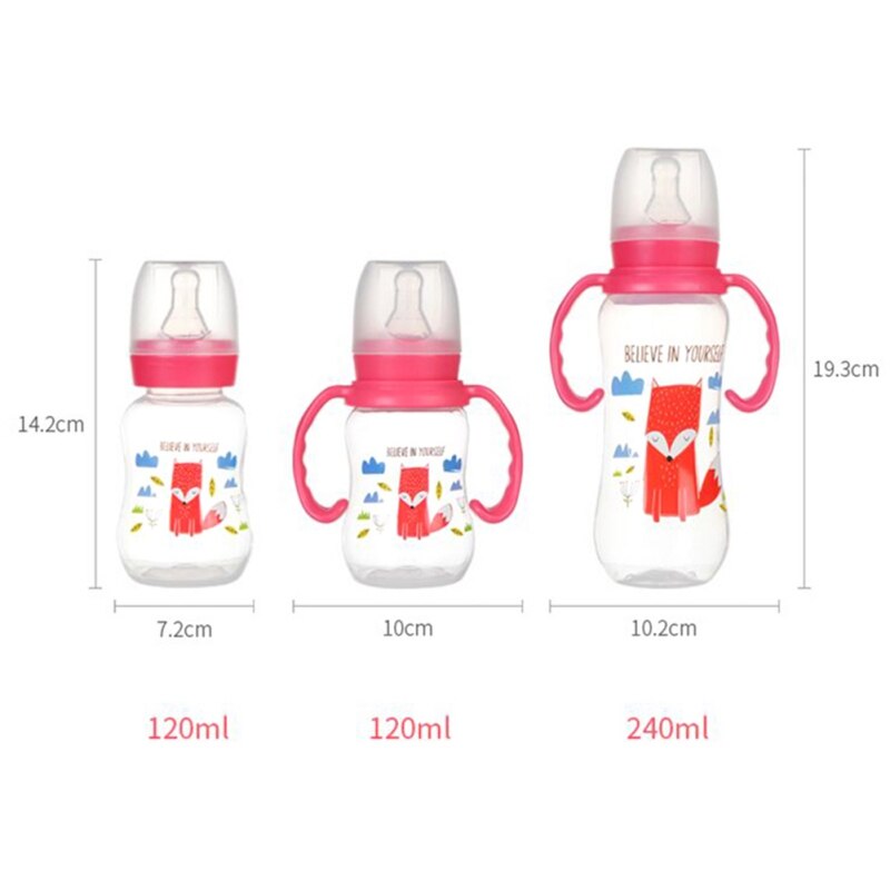 240ml vauvan silikonimaitopulloa kahvalla, vauvan juomavesipullo, lasten muki